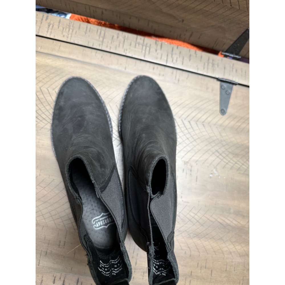 Thursday Boot Co Duchess Boots Womens 9.5 Black Leather Lug Sole Chelsea - Picture 7 of 15